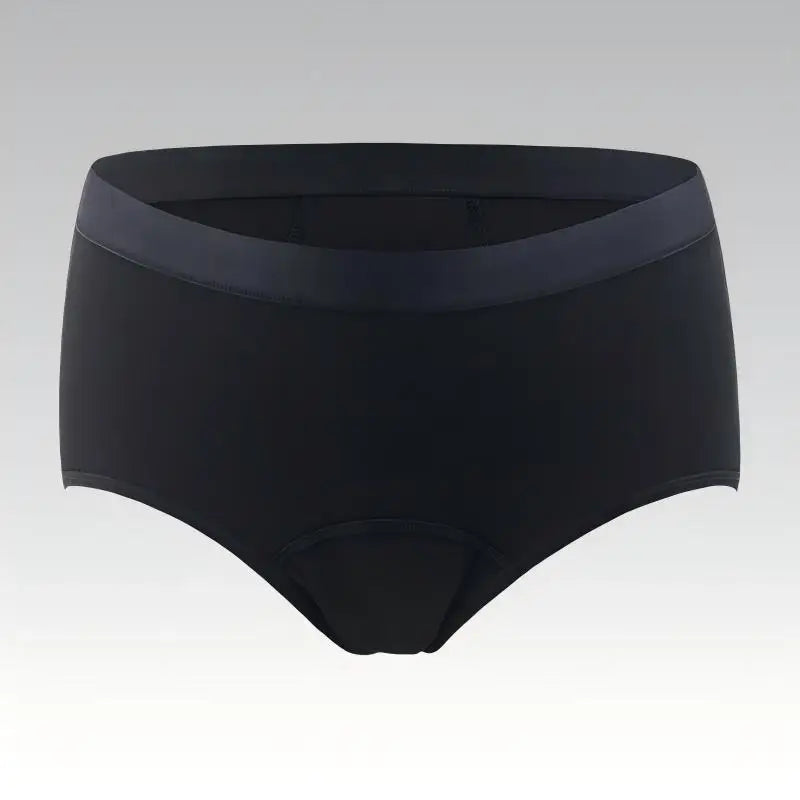 Mid Waist Leakproof Period Panties 95% Viscose Breathable Elastic No Rolling up Comfort Wear