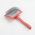 Dog Slicker Brush Wooden Curved Back Grooming Tools Pet Dog Grooming Slicker Brush