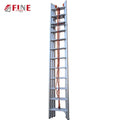 Modern 3-Section Folding Aluminum Triple Extension Ladder Convenient Combination Design