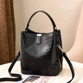 Black Latest Cute Bucket Designer Leather Bags Women Handbags Crossbody Ladies 2024