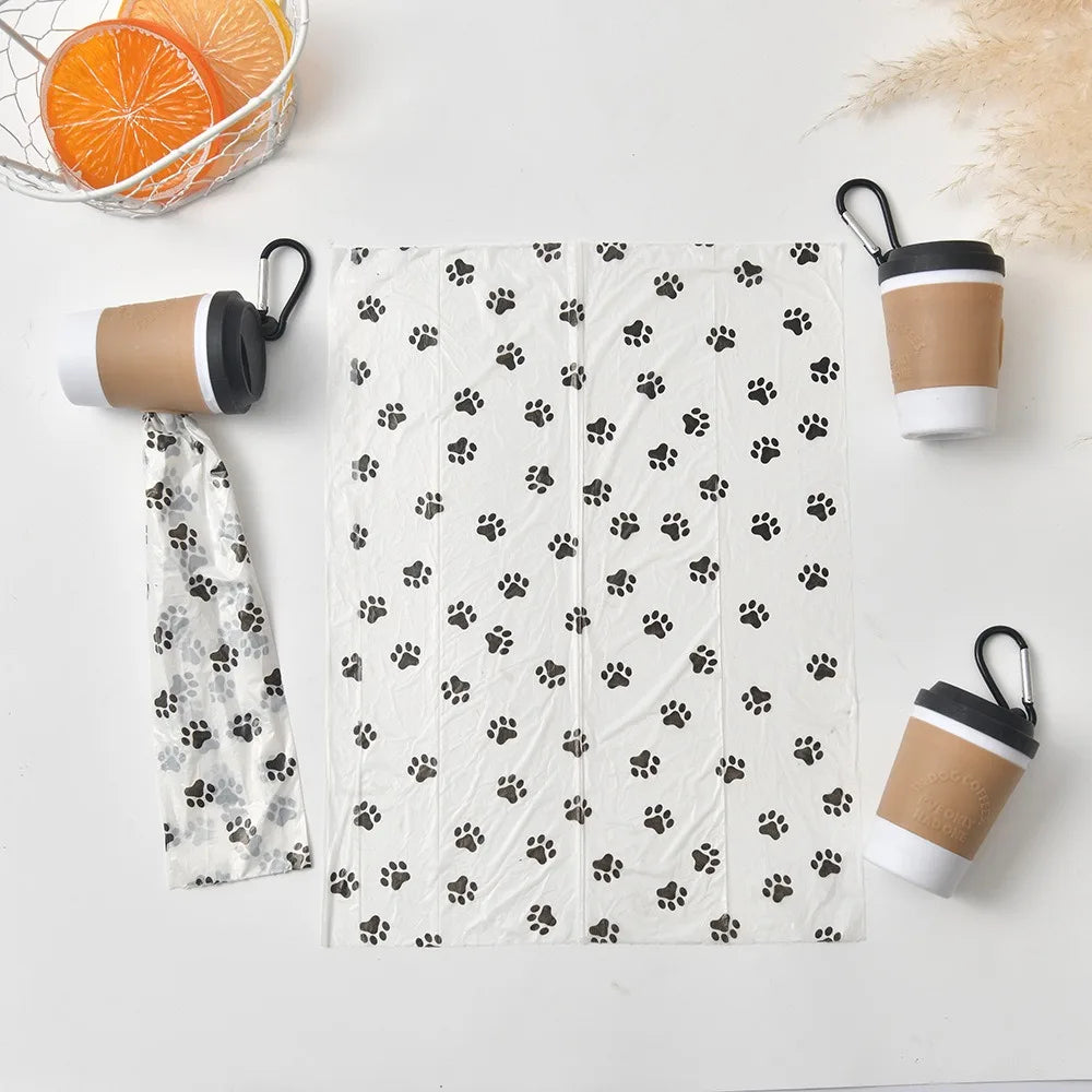 Unique Coffee Cup Pet Poop Bag Dispenser  Portable Outdoor  Pet Waste Bag Dispenser for Outside