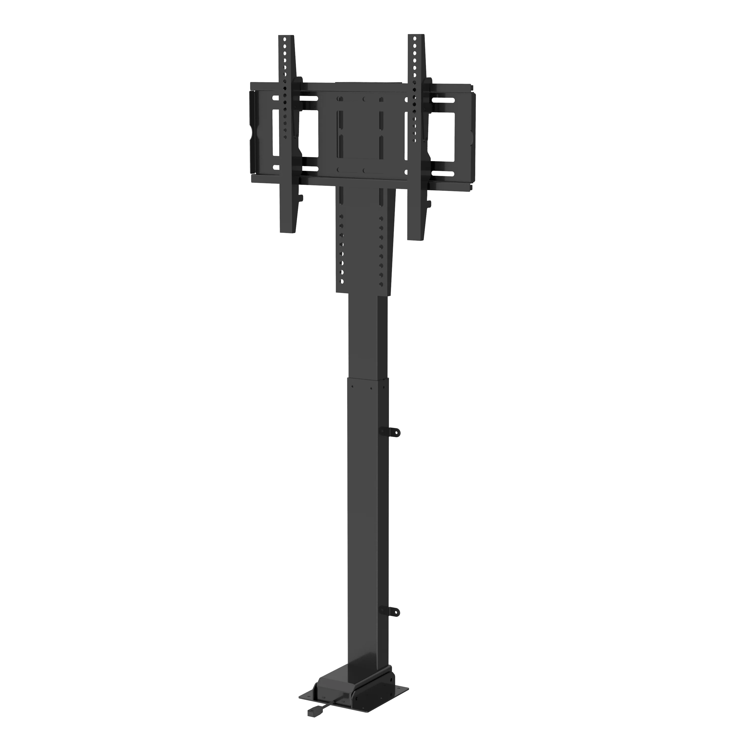 Modern Cheap Motorized TV Stand Furniture With Remote Control Smart TV Lift for 32-70 Inch Black TV Stand