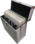 Durable Vinyl Storage Box with Unique Front Flap Opening for LP Storage and Case