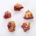 Fashion Rose True Flower Diy Necklace Bracelet Earring Accessories Natural Flower Pendants Charms for Bracelets Making