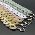For Deepeel AL088 60/110cm Plastic Handbag Accessories Bag Handle with Acrylic Chain Purse Stylish and Durable