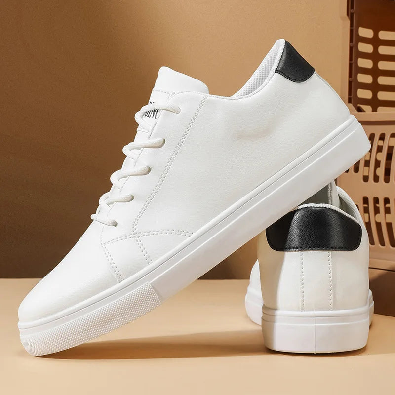 2026 Large Size Men's Shoes Casual Breathable Walking Style Flat Leather Shoes