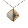 Wholesale Price Customized Two Tone Double Square Pendant Choker Crystal Women Jewelry Gifts