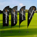 Customized Decorate Fast Produce Wholesales Cheap Promotional Outdoor Advertising Tear Drop Beach Feather Flag