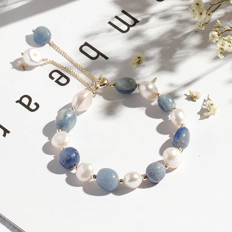 Real Jade Lucky Pearl Jewelry Charms Bracelet Lucky Ruby Lapis Lazuli Amethyst Crystal Natural Jade Bead Bracelet Bangles