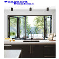AS2047 TOMA CE ISO9001 ISO14001 ISO45001 120 Series Aluminium Double Shed Steel Swing Window with Glass Sliding Window Aluminium