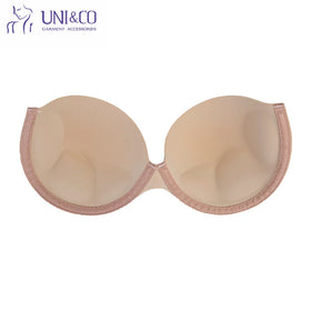 Latest Upgrade Design Invisible Silicone Bra Pad with Push Feature Front Closure Strapless Backless for Women Swimsuit Underwear