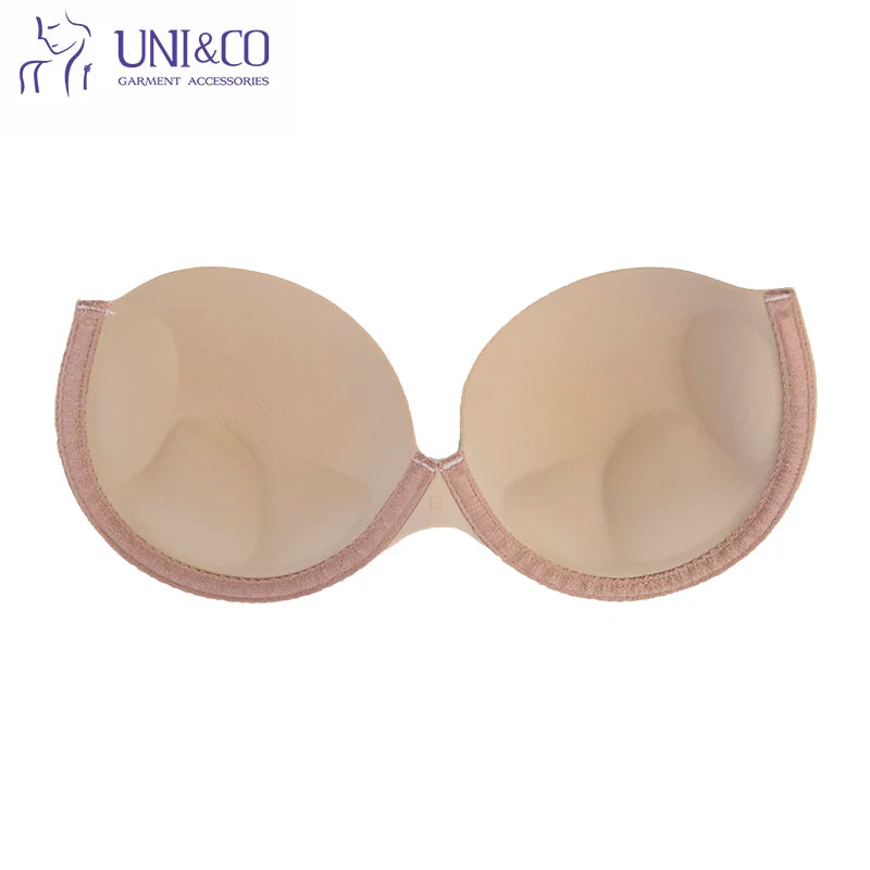 Latest Upgrade Design Invisible Silicone Bra Pad with Push Feature Front Closure Strapless Backless for Women Swimsuit Underwear