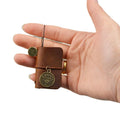 Mini Personalised Writing Planner Kraft Paper Motivational Genuine Leather Notebook