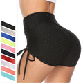 Women's High Waisted Booty Scrunch Shorts With Ruched Drawstring Yoga Workout Pants Breathable XS Size Wholesale Adults Winter