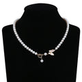 Wholesale Luxury Design 6-7mm Natural Potato Freshwater Pearl Necklace