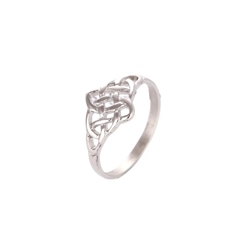 New Design Vintage Women's Knot Ring Ladies Celtic Rings