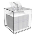 Acrylic Pull Type Customized Tissue Box Cover Holder Bathroom Napkin Desk Dispenser Holder