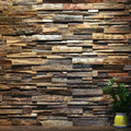 Modern 3D Wall Panel Wooden Mosaic Tile for Wall Decoration Indoor Application  Living Room or Bedroom Background Wall