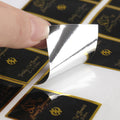 Waterproof Colorful Bright Silver Labels Shiny Custom Adhesive Sheet Sticker Waterproof Stickers