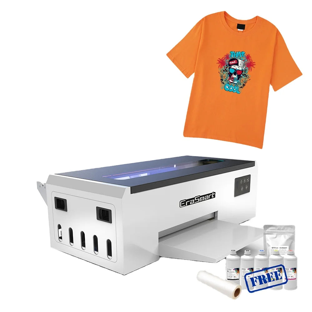 EraSmart New Ideas for Small Business L800 L805 Dtf Printer Dtf Printing Machine A4 Dtf Flatbed Printer Work With Oven