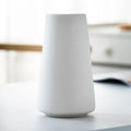 Factory Hot Sale Simple European Retro Frosted Wide-mouth Decoration Matte Black and White Blue Red Ceramic Vase