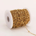 304 Stainless Steel O Small Thin Chain with Round Ball Silver Gold Plated for DIY Jewelry Making