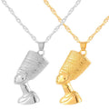 Luxury Designer Egyptian Queen Pendant Necklace for Men and Women