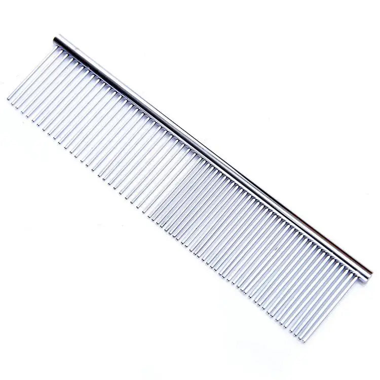 Wholesale Manufacturer Pet Grooming Hair Dryer Comb Cat Teddy Golden Retriever Pin Hair Metal Dog Comb Pet Comb MegaBDM