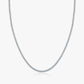 Classic Luxury Full Clear CZ Necklace Solid 925 Sterling Silver Sparkling Choker Necklaces for Women Statement Jewelry
