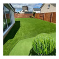 Three Green Color Kindergarten Artificial Grass Mat / Balcony Synthetic Turf Grass Premium Green Artificial Grass