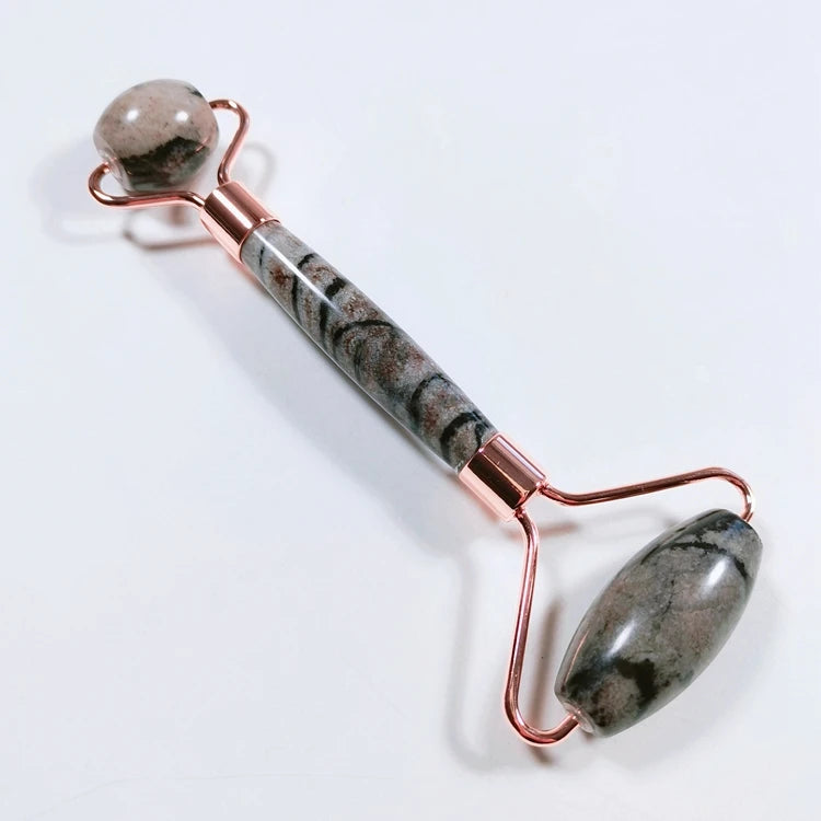 HZ Anti Aging Facial Natural Gua Sha Genuine Picasso Jasper Facial Roller