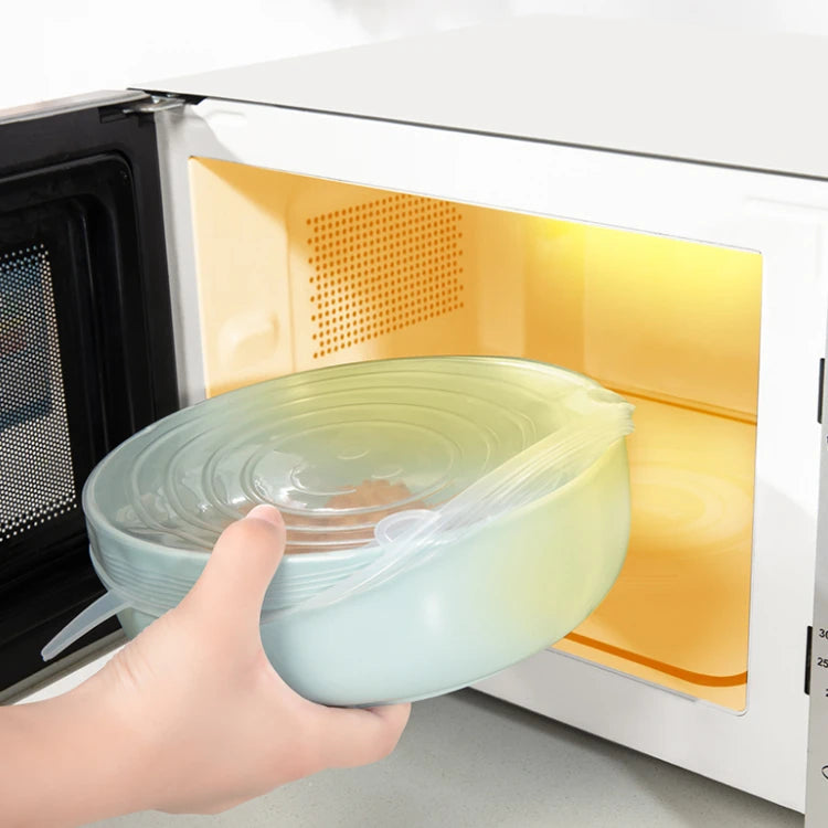 Food Container Silicone Stretch Lids with High-quality Custom Reusable Food Storage Bowl Covers