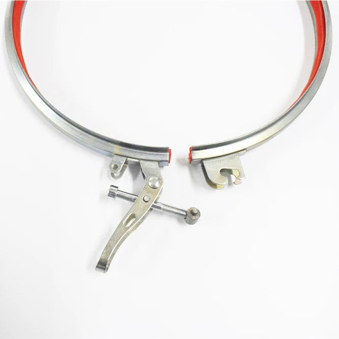 Quick Connect and Release Pipe Clamp Lock Mechanism Carbon Steel Stamped Clamp Accessory OEM Available