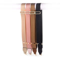 Meetee B-S583 Solid Color Canvas Messenger Webbing Bag Accessories Lengthened Widened Adjustable Leather Shoulder Strap
