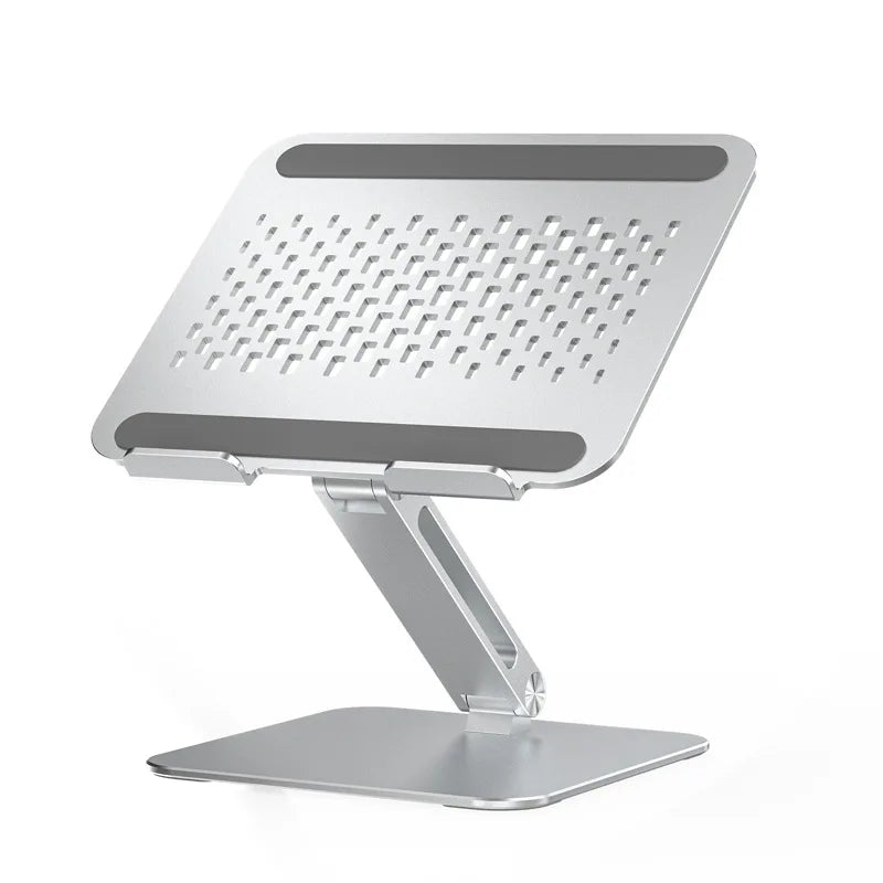IKATAK Adjustable Aluminum Notebook Stand New Desktop Riser Metal Computer Stand for Laptop
