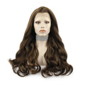 Celebrity Black 8/27 Color Pre-Plucked Natural Hairline 24inch  Futura  Swiss Lace Heat Resistant Synthetic Hair Wigs