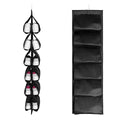 Home Wardrobe Shoe Foldable Storage Bag 12 Pockets Hanging Shoe Bag Hanging Shoe Organizer Non-woven Fabric Storage Bag