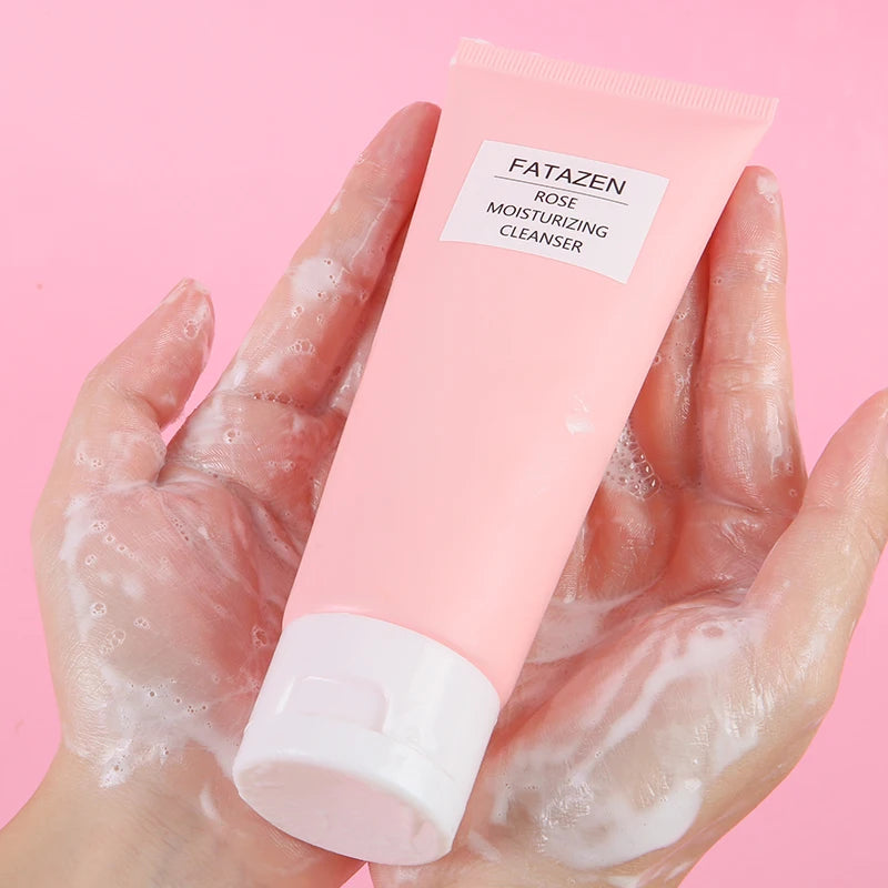 FATAZEN Wholesale Deep Cleansing Foaming Facial Cleanser OEM ODM Available Anti-Acne Smoothing Face Wash Gel for Damaged Skin