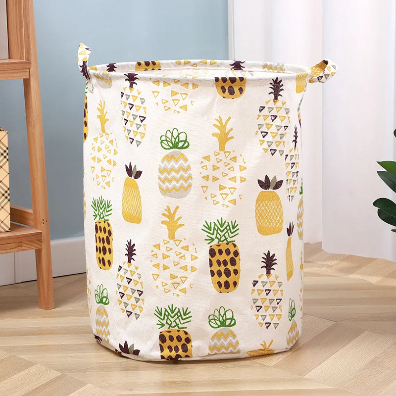 Large Eco-Friendly Customizable Canvas Collapsible Laundry Basket Waterproof Rectangle Design for Clothes Storage Made Durable