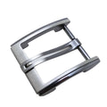 35mm New Design Smooth Surface Pin Buckle Manufacturer Custom DIY Zinc Alloy Belt Buckle with Unique Hollow Pin Bar Style