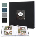 New Product Square Back Linen Cover Photo Album 6 Inches with 200 Photo Spaces Wholesale Cross-Border Delivery