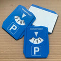 Hot Sell Blue Parking Meter Multi-function Car Parking Disc Durable Plastic Parking Disk with Ice Scraper
