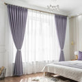 XinLan Simple Curtain Design Custom Thermal Insulated 100% Polyester Bedroom Window Curtains
