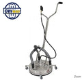 21" High Quality Stainless Steel Water Pressure Surface Cleaner With Vacuum Ports