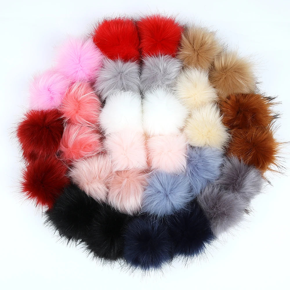 Wholesale Fashion Faux Fur Pom Accessories Fox Plush Pom Pom Fur