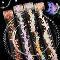 1Roll PET Hot Stamping Tape Swirling Butterfly Swarm Series Butterfly Material Handbook Decoration Stickers