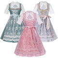 Oktoberfest Costumes Women 3 Piece German Dirndl Dress Costumes for Bavarian Oktoberfest Carnival Ecoparty