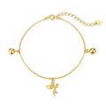 S925 Korean Style Love Door Bell bracelets bangle Pattern Sterling Silver 925 Bracelets For women Girls Jewelry Dylam jewelry