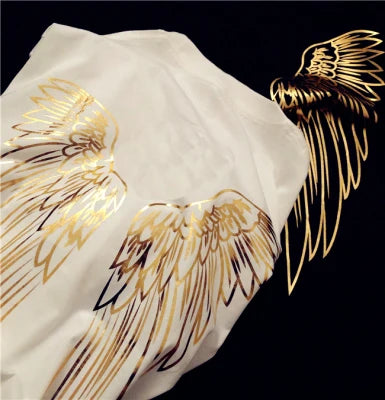 Wholesale High-quality Cotton 180g T-shirts Customized Colored Golden Reflective Luminous T-shirts