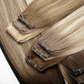 Leshine Russian Human Hair Extensions Virgin Cuticle Intact 100% 12A Genius Weft Human Hair Extensions